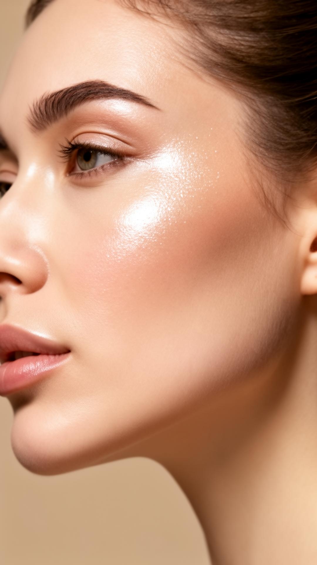 Profile showing refined, balanced facial proportions